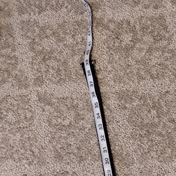 Adjustable Black & Silver Loop Hook Belt Size M/L - Picture 9 of 10